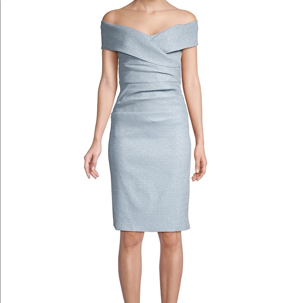 Rickie Freeman for Teri Jon Ice Blue Dress